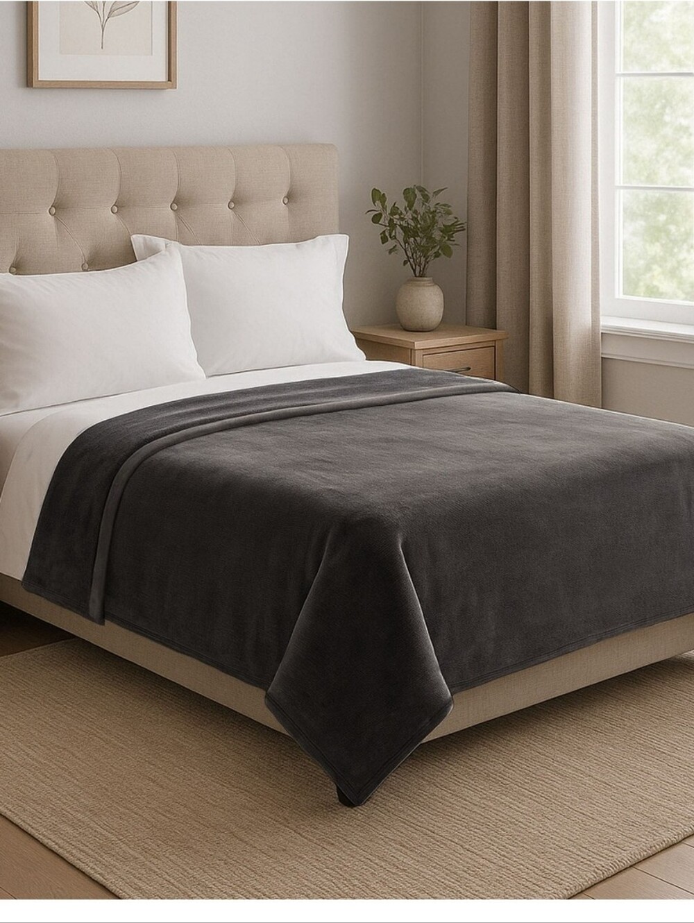 (6) Kirkland Signature Plush Blanket